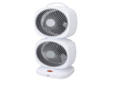 Double Layer Tower Fan 5 Speeds Rechargeable Portable Small Oscillating Table Fan for Home Camping V1294-YM0901-3113240209711