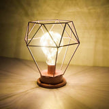 Desk Lamps Bedside Lamp Diamond Table Lamp Made of Nordic Wire Decorative USB LED Desk Lamp V1263-JX-1821
