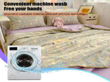 59.0678.74 inch Thin Comforter, Cotton Cooling Comforter, Machine Washable Breathable Double Side V1369-AZ3-W-10010