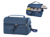Pump Carrying Case,Wearable Breast Pump Bag Adjustable Straps with Cooler ,Holds Pumping All V1192-AZ-W-10889