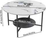 2-Tier Sintered Stone Coffee Table V767-LH373-FCBY