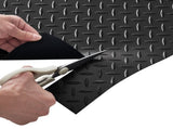 Garage Floor Roll, 1.22 x 7.62 m Garage Flooring Mat, 3 mm Thickened Rubber Diamond Plate Floor V952-XJJZCKDDXJ42VDDB8001V0