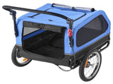 Dog Bike Trailer, Supports up to 40 kg, 2-in-1 Pet Stroller Cart Bicycle Carrier for Small & Large V952-TCTCLYSCWZXCV6PKI001V0