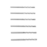 50PCS 1/8 Inch Drill Bits High Speed Steel Spiral Saw Bit Set for Wood and Plastic Cutting Silver V1294-YM0901-3114240123411