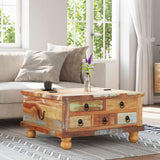 Coffee Table Reclaimed Wood 70x70x38 Cm 43_243978