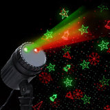 1X Projector Light Christmas Lights Laser Outdoor Decorations Jingle Jollys XMAS-LASER-BK-003