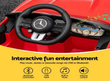 Ride On Car Licensed Mercedes Benz AMGC63 Kids Electric Car 12V Music Red RCAR-LS-AMGC63-RD