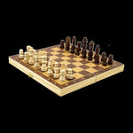 Chess Board Games Folding Large Chess Wooden Chessboard Set Wood Toy Gift V63-835571