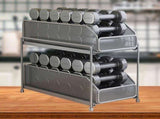 Pull Out Cabinet Organizer 2 Tier Carbon Steel Mesh Large Capacity Easy Maintenance Sliding Basket V1294-YM0706-3118230202311