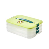 Refrigerator Food Shelf Dumpling Storage Box 3 Layered Stackable Food Storage Box Tray Container V1294-YM0523-10342933