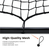 1m Football Rebounder Soccer Training Kickback Target Bounce Wall Detachable Metal Frame and PE V985-SPORTSREBOUNDER