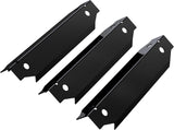 Grill Replacement Parts for Dyna-Glo 3-Burner Gas BBQ, Porcelain Grill Burner Covers, Heat Plates V1258-DP02-C-146