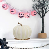 17x30cm Cream White Artificial Foam Pumpkin, Fall Harvest Decorative Cushaw for Halloween V1369-AZ3-W-14855