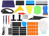51-in-1 Vinyl Wrap Tool Kit Car Window Tint Film Installation Set with Felt Squeegee Magnets Safety V1366-AZ2-W-14978