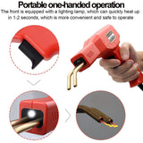 200 Pieces Plastic Welder 50W Hot Plastic Welding Machine Car Bumper Repair Kit with Hot Staplers V1237-ZY-528-311