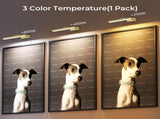 Wireless Picture Lights for Wall, Battery Operated Wall Light for Painting Rechargeable CCT V1171-CB-BOM000968