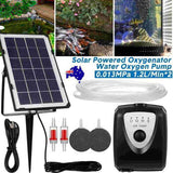 Solar Pond Pump Air Pump Solar Powered Pool Fish Tank Oxygenator Oxygen Aerator V201-QHGMMOREONE005