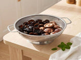 Stainless Steel Mesh Kitchen Strainer, Food Sieve with Riveted Handles and Ring Base for Pasta, V1189-LC-AMZ-00079