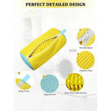 2 mesh shoe laundry bags with 360 &deg soft brush - machine washable travel shoe bag, suitable for all V1370-AZ4-25372