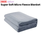Jason 400GSM Super Soft Micro Fleece Blanket Silver King V442-WAM-BLANKET-400GSMMICROFLEECE-SILVER-KI
