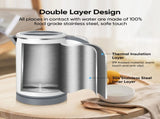 Small Electric Kettle, Travel Mini Hot Water Boiler Heater, Electric Kettles for Boiling V1192-AZ-W-11020
