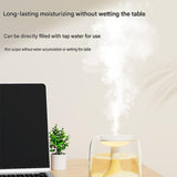 White 650ML USB Mini Humidifier with Aromatherapy Function, Cool Mist Air Humidifier for Bedroom, V888-ELOSUNG53434