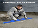 Concrete Screed, 120.5 cm Screed with Level Vial, Easy Cleanup & End Cap Design, Aluminum V952-SDSHNTFZ48YCBHU12001V0