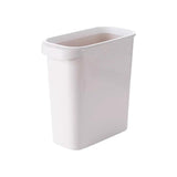 Space-Saving Slim Trash Can - 12.9L Plastic Waste Bin with Push Lid, Fits Narrow Spaces, Lightweight V1370-AZ4-13634