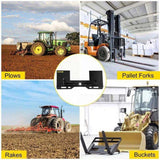 Universal Skid Steer Mount Plate 6.35mmThick Skid Steer Plate Attachment1360.78kgWeight Capacity V952-FHZXAZBHS-XK2OXX7V0