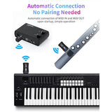 Rechargeable Midi Wireless Guitar System Audio Receiver Transmitter Wireless Midi Adapter for V1192-AZ-W-24532