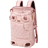 Winter Pet Front Pack Warm, Lightweight, Hands-Free, Cozy Companion for Every Journey/PINK V1232-CWJHBB-002