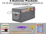 2 Pack Sewing Machine Covers, Padded Oxford Fabric Dust Covers With Storage Pockets And Handles, V1237-ZY-807-305