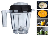 Transparent Food Blender Container with Blade Lid Replacement Accessories Fit for Vitamix Container V1294-YM0901-3113200157211
