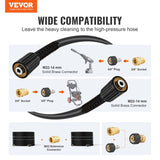 Pressure Washer Hose, 100FT, 1/4" Kink Free M22-14mm Brass Thread Replacement For Most Brand V952-GYQXRG100FT1FESK8V0