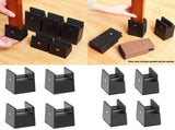 Pack of 4 Multipurpose 2Inch Bed Risers Furniture Lift Support Convenient Accessory for Sofa Table V1370-AZ4-12783
