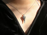 Gift Box - Cone White Gold Aroma Necklace Purify Oil Blend V760-GBAJ - 22