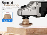 Wood Carving Grinding Head for M14 Angle Grinder, Carbon Steel Polishing Wheel Attachment for V1341-ZY-MXPA3DCA-30MM50MM70MM