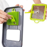 22-in-1 Vegetable Fruit Chopper Cutter Multifunctional Veggie Dicer Slicer with 13 Blades for V1263-JX-7137