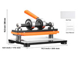 Leather Cutting Machine, 7.1 x 3.9 in Embossing Plate Manual Die Cutter, 0.47 in Pressure Stroke V952-SDSLPGYHJ18XT44PEV0