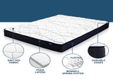 Giselle Bedding 16cm Mattress Medium Firm Queen MATTRESS-GLAY-Q