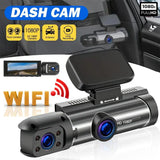 1080P WiFi Dual Lens Dash Cam Front Rear Car DVR V728-LP1005006904184673