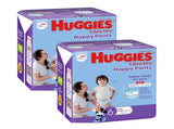 Huggies Size 6 Nappy Pants Ultra & Rapid Dry 15kg Boys Jumbo 48pk x2 HUGGIES-1219402X2