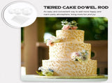 Clear Plastic Cake Support Rods for Easy Installation in Theme Parties 1Set V1192-AZ-W-22461
