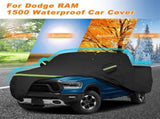All-Weather Pickup Truck Cover with Reflective Strips, Waterproof Oxford Fabric, Driver-Side Zipper V1341-ZY-Z9CH828W-XL