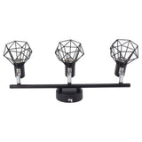 3 Light Track Lighting Kit Rotatable Heads Matte Black Finish Modern Fashionable Ceiling Spotlight V1294-YM0703-3119230081211