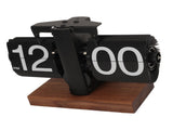 Digital Flip Down Clock Retro Automatic Turning Battery Operated Mechanical Clock for Home Room V1294-YM0710-3115230113211