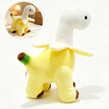 Banana Dinosaur Plush, Bananasaurus Rex Stuffed Animal CuteT-Rex Pillow Funny weirdFruit Plushie The V1369-AZ3-W-13652