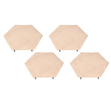 4pcs Stepping Stones Outdoor with 24pcs Ground Stakes Weather Resistant Decorative Stone for Garden V1294-YM0901-3111240178911