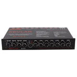 7-Band Graphic Equalizer Car Audio Graphic Equalizer, Low Pass 7-Band Graphic EQ for Stereo System V1366-AZ2-W-19075