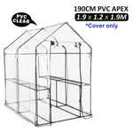 Home Ready Garden Greenhouse Shed PVC Cover Only Apex 190cm V274-GN-GHCV191219-TP